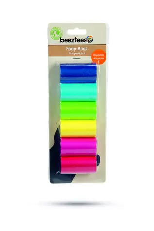 Beeztees Rainbow Hundekotbeutel 6x20 Stk