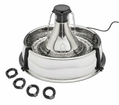 PetSafe Drinkwell 360 Edelstahl / Trinkbrunnen / 3,8 L