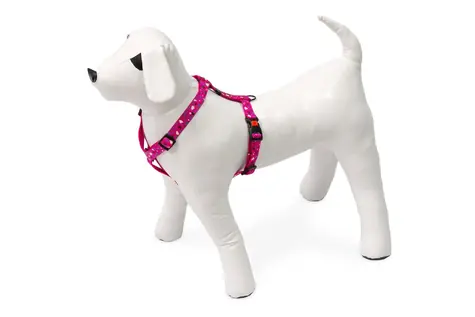 Karlie ASP Mix&Match Geschirr rosa CHIP-Motiv - Größe 35-50cm 15mm