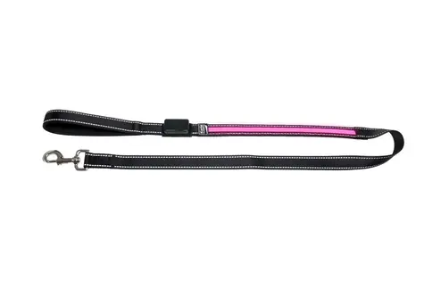 Karlie LED-Nylonleine rosa mit USB-Aufladung, 120 cm