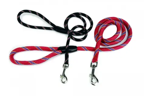 Beeztees Leine Nylon schwarz 100x1,3cm