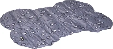 Flamingo -Kühlkissen, knochengrau, Tropfenmuster, 60 x 86 cm