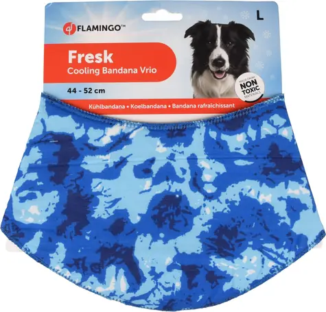 Flamingo Vrio Kühlbandage blau L 44-52cm