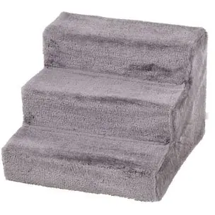 Flamingo -Treppe für Hunde, grau, 45 x 60 x 40 cm