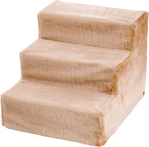 Flamingo -Treppe für Hunde, beige, 45 x 60 x 40 cm