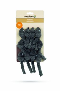 Beeztees Katzenspielzeugmaus mit Rassel