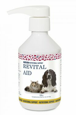 ProDen Revital Aid 250 ml / Nahrungsergänzungsmittel mit zusätzlichen Vitaminen und Mineralstoffen für Katzen und Hunde