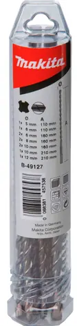 Makita B-49127 / SDS- PLUS V- PLUS Bohrerset / 10-tlg