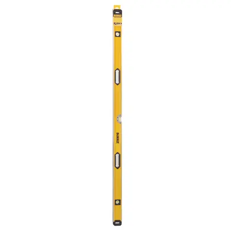 DeWalt DWHT0-43172 Metall-Wasserwaage 180 cm / 3 Libellen / Genauigkeit: 0,5 mm/m