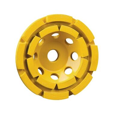 DeWalt DT3796 / Diamantschleifscheibe für Beton / 2 Segmentreihen / Durchmesser 125 mm