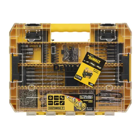 DeWalt DT70763 / Satz Bohrer und Bits / 85-tlg