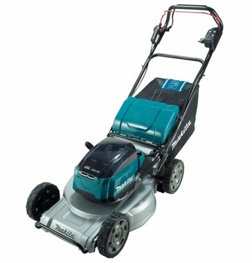 Makita DLM537Z / Akku-Rasenmäher / 2x 18V / 2800 U/min / bis zu 2300 m2 / Breite 53 cm / Korb 70 l / Ohne Akku