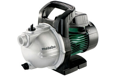 Metabo P 3300 G / Gartenpumpe / 900W / Kapazität 3300 lh / Druck 4,5 bar / Förderhöhe 45 m / Innengewinde 1"
