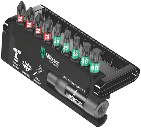 Wera Bit-Check 10 Impactor 2 / 10-teilig