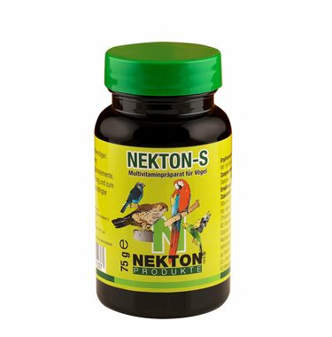 Nekton S 75g - Basisches Multivitaminpräparat für Vögel