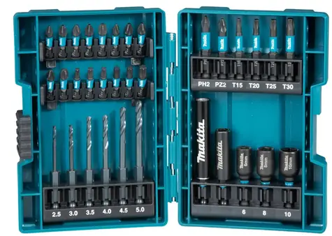 Makita B-66896 Torsionsbohrer- und Bit-Set (33-teilig)