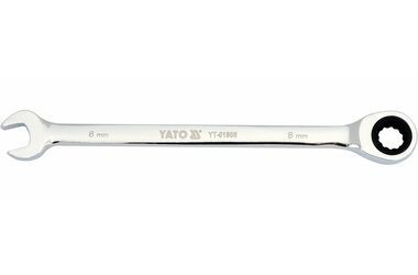 YATO YT-01908 / Ratschenschlüssel 8 mm / 141 mm