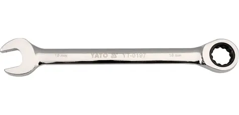 YATO YT-0198 / Ratschenschlüssel 17 mm / 225 mm