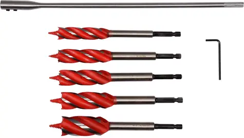 YATO YT-44693 / Holzbohrer-Set HEX / 16-25 mm