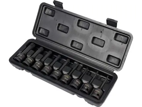 YATO YT-10691 / SPLINE 1/2" Kraft-Steckschlüsselsatz 9-tlg 