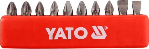 YATO YT-0482 / Bit-Satz 1/4" 25 mm RUTSCHFREI 10-tlg