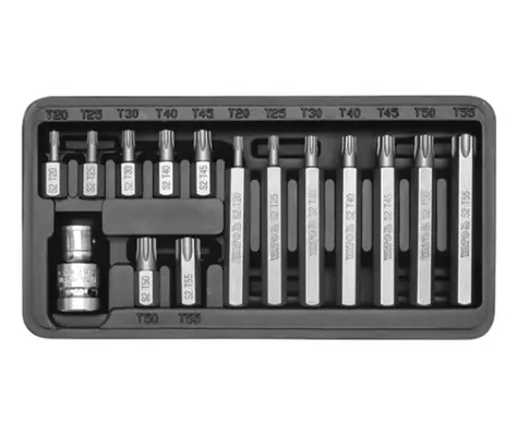 YATO YT-0411 / Bitsatz 15-tlg. TORX-Box