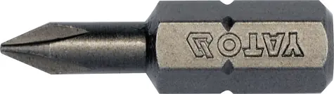 YATO YT-78130 / Kreuzschlitz-Bit 1/4" PH0 x 25 mm / 10 Stk