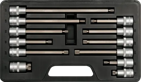 YATO YT-7753 / Bitsatz 12 Stück HEX / SPLINE