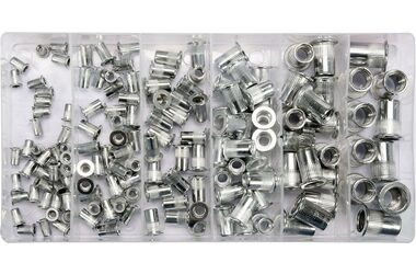 YATO YT-36460 / Nietmuttern-Aluminium-Set 150 Stück / M3-M10