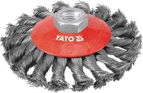 YATO YT-4763 / Seitendrahtbürste M14 x 100 mm