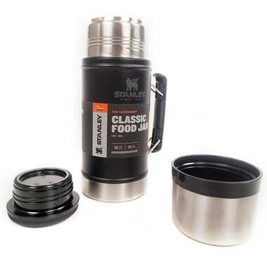 Stanley Classic Food Jar 940 ml Matte Black Pebble / Lebensmittelthermoskanne 