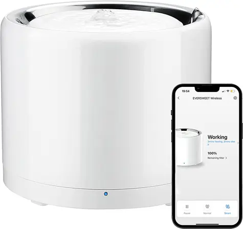 PetKit Eversweet 3 Pro Wireless weiß / Springbrunnen / 1,8 l / 3 Arbeitsmodi / BT