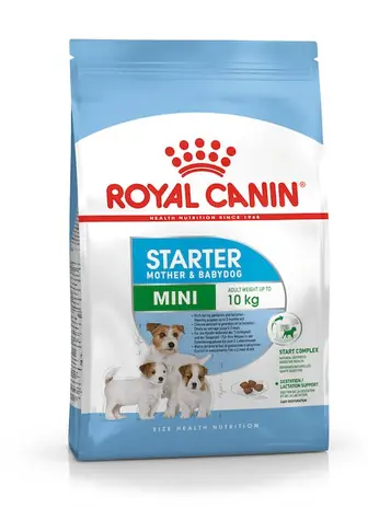 Royal Canin Mini Starter Mother & Babydog - Geflügel & Reis 4 kg / Granulat für Hündinnen und Welpen / bis zu 10 kg 
