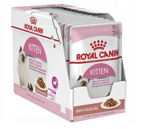 Royal Canin FHN Kitten Instinctive in Sauce Adult 12 x 85 g / Beutel für Katzen