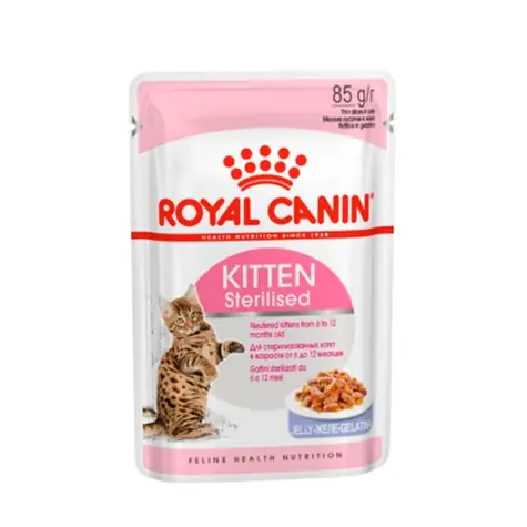 Royal Canin FHN Kitten sterilisiert in Gelee 12 x 85 g / Beutel für Katzen