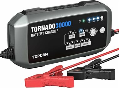 Topdon Autobatterieladegerät Tornado 30000 / 30A / Starthilfekabel 