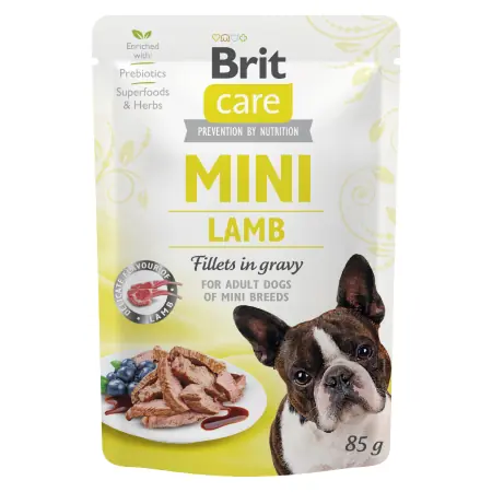 Brit Care Mini-Lammfilets in Soße 85 g / Beutel für Hunde
