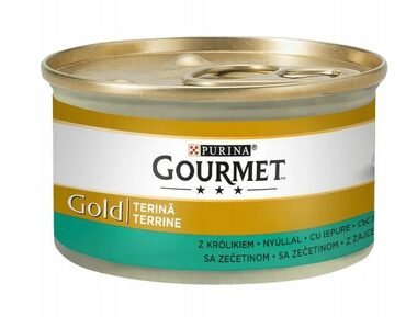PURINA GOURMET GOLD Kaninchenpastete 85 g / Dosenfutter für Katzen / ausverkauft