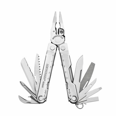 Leatherman Rebar Multitool mit Nylonetui Silber / Multitool / 17 Werkzeuge / 189g