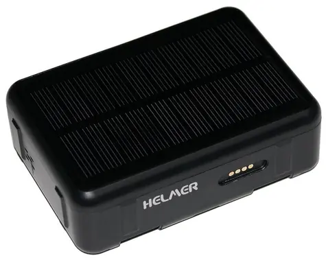 HELMER LK 515 schwarz / GPS-Ortungsgerät für Nutztiere / Solarladung / SIM / IP67