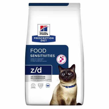 Hill&#39;s PD Feline Food Sensitivities z/d 3 kg / Granulat für Katzen / Intoleranz