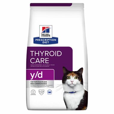 Hill&#39;s PD Feline Schilddrüsenpflege y/d 1,5 kg / Granulat für Katzen / Schilddrüse