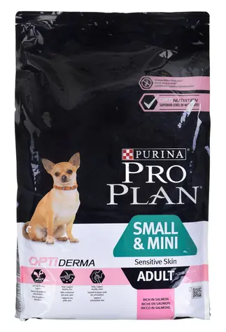 PURINA Pro Plan Small&Mini Sensitive Skin 7kg / für erwachsene Hunde / kleine Rassen / empfindliche Haut