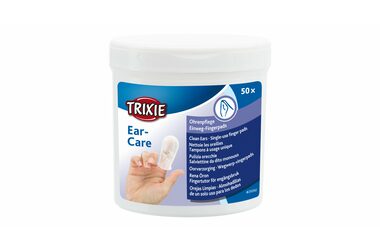 TRIXIE 29392 Ohrenpflege - Einweg-Fingerpflegebezüge 50 Stk