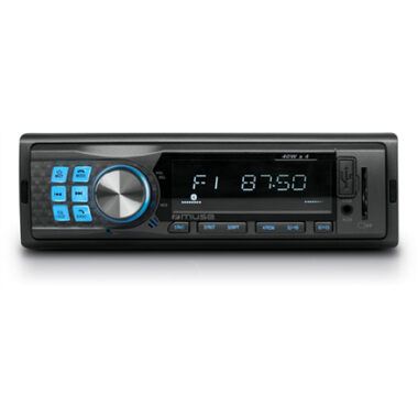 Muse M-195 schwarz / Autoradio / 1-DIN / 4x40W / Bluetooth / AUX / RCA / USB / SD