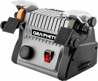 Graphite 58G095 / Doppelscheiben-Tischschleifer / Scheibendurchmesser 50 mm