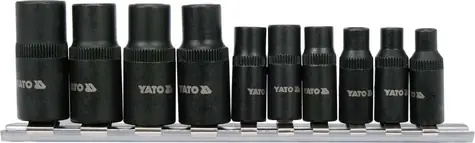 YATO YT-29280 / Adapterset / 1/4" & 3/8" / 10 Stk