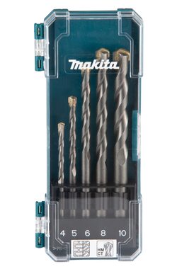 Makita D-72877 Stein- und Steinbohrer-Set 4-10 mm 5-tlg