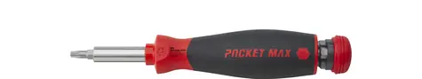 Wiha 45292 PocketMax Magnetschraubendreher / Gemischt / 8 Bits / 1/4"