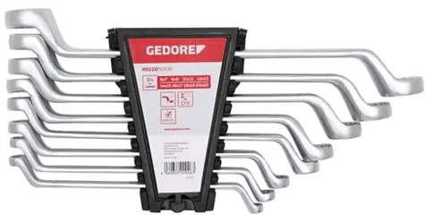 Gedore 3300926 / Doppelseitiger Steckschlüsselsatz / 6 - 22 / 8-tlg 